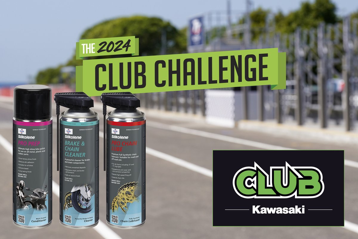 🟢 Fancy winning some FUCHS Silkolene goodies? Join Club Kawasaki & take part in this year's Club Challenge by snapping selfies at locations across the UK & IE. 🟢 Sign up here 👉 ow.ly/ApQx50S1OuJ @Kawasaki_News #FUCHSSilkolene #SuperiorMotorcycleOils #ClubKawasaki