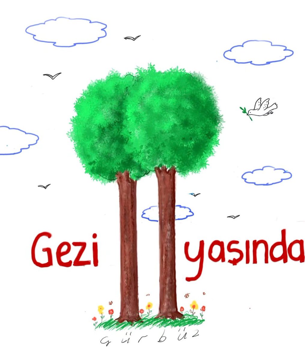 Gezi’nin 11. yılında @gde54 ile Melih Cevdet Anday’ın “Rahatı Kaçan Ağaç” şiirinin son kıtasını yan yana getirelim: Ona bir kitap vereceğim Rahatını kaçırmak için Bir öğrenegörsün aşkı Ağacı o vakit seyredin. #Gezi11Yaşında
