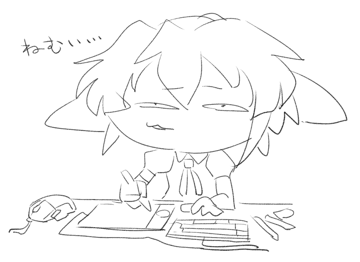 2015年～18年頃、配信中に疲れたら描いてたシイラちゃん好き #ナニカシイラ 