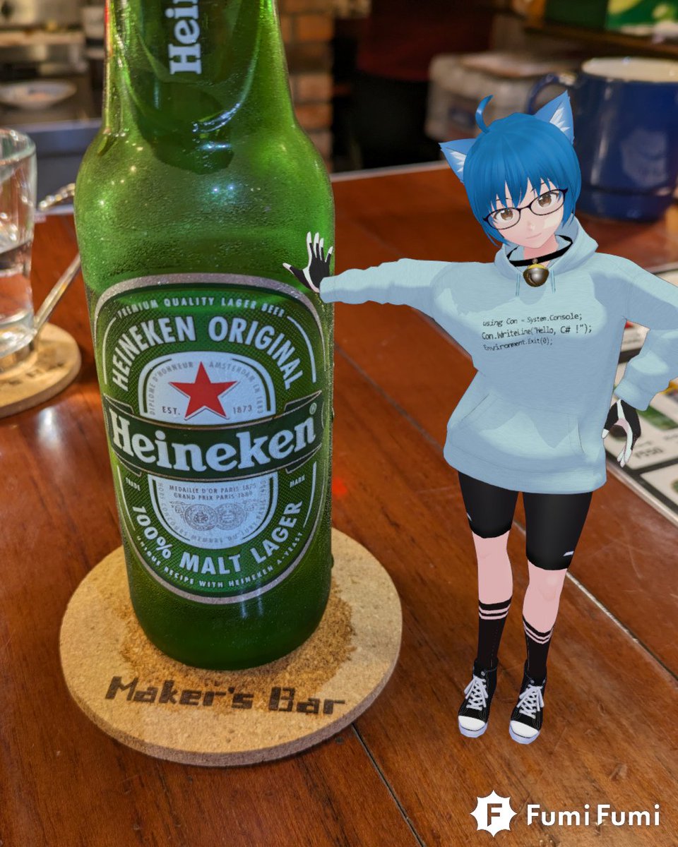 verylowfreq's tweet photo. ビール!ハイネケン! at #makersbar
#fumifumi_v https://t.co/vH6EOru2sR