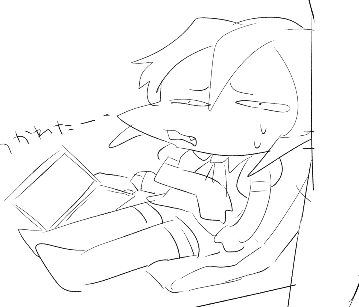 2015年～18年頃、配信中に疲れたら描いてたシイラちゃん好き #ナニカシイラ 