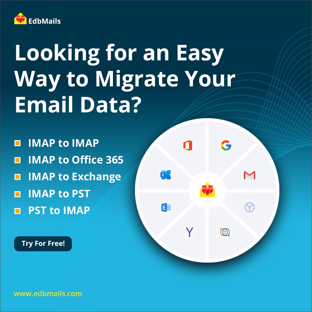 edb_mails's tweet image. or Exchange, securely backup to PST files, and easily import PST files to your target IMAP servers. With a user-friendly interface, migrate all your emails with just a few clicks.
#IMAPMigration #EmailMigration #Office365 #ExchangeMigration #PSTBackup #EdbMails