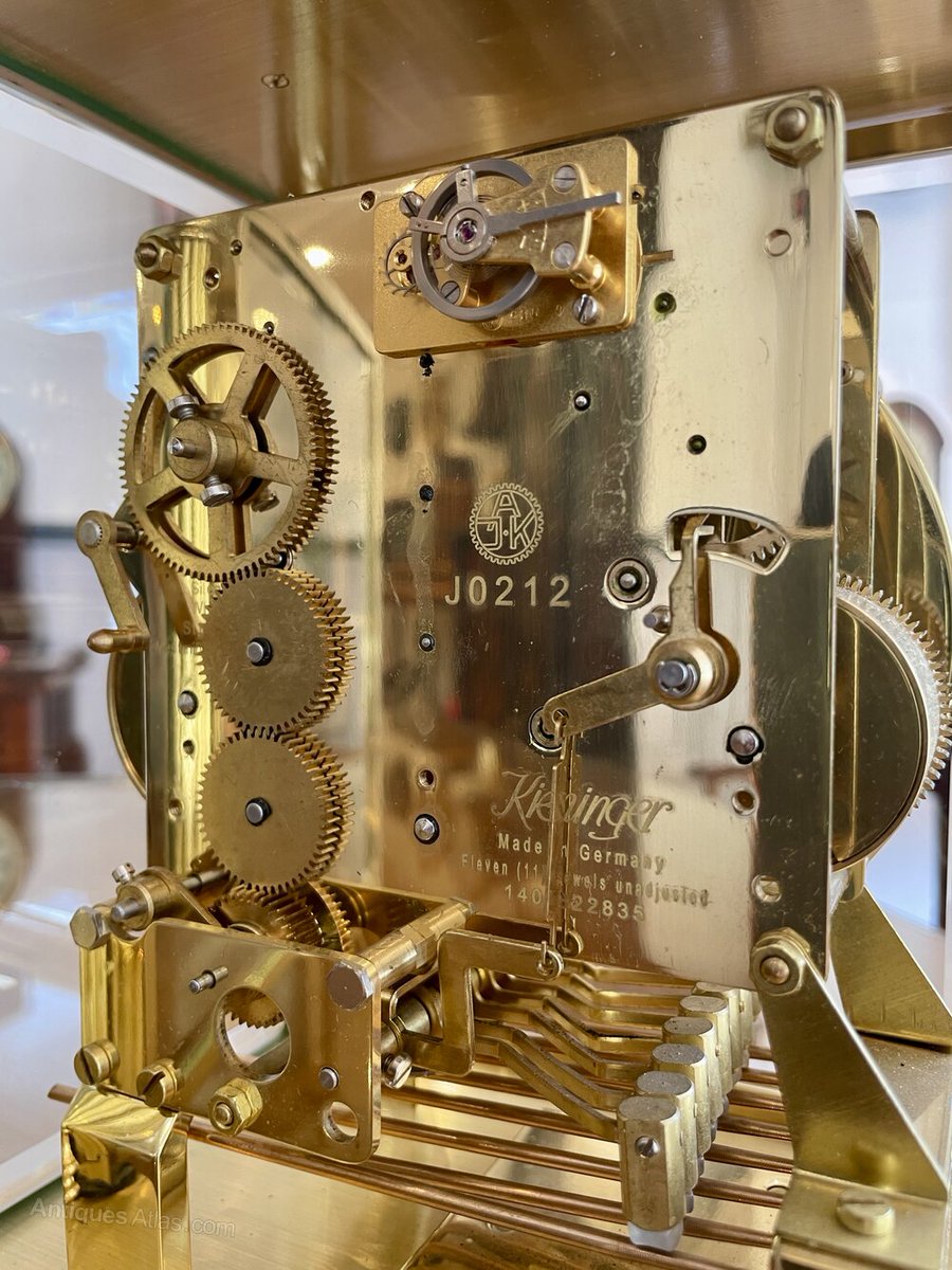 For sale on Antiques Atlas is this Mappin & Webb Kieninger Glass Mantel Clock antiques-atlas.com/antique/mappin… #antiques From Melorium Clocks & Antiques #kieningerclock #antiqueclock #antiquecollector