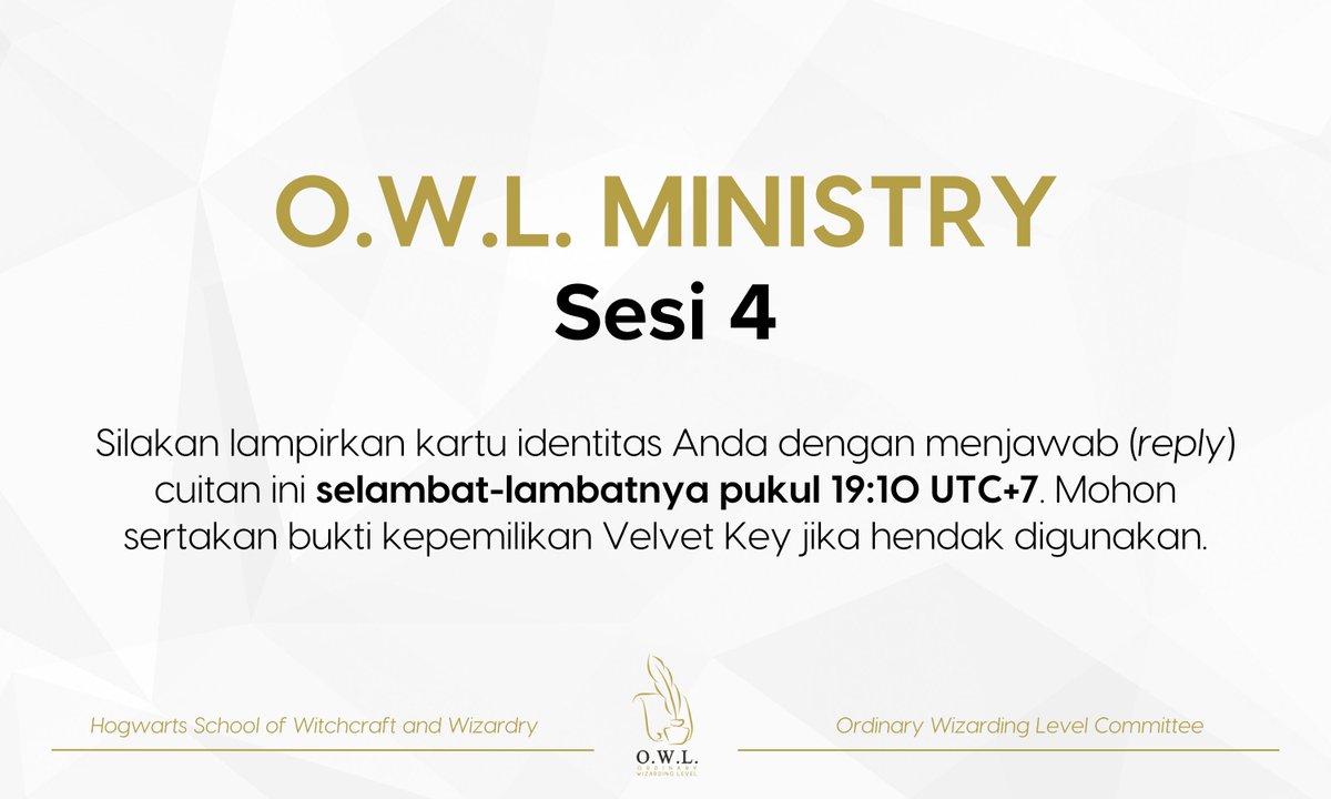 O.W.L. Committee tweet media
