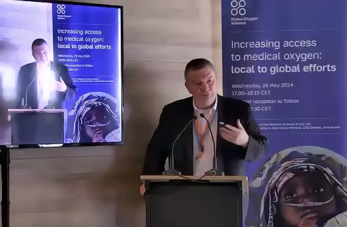 'It can't just be a one-off thing we do when we are in crisis.' That's @DrMikeRyan from @WHO talking about the need to #InvestinOxygen to #SaveLivesNow & prepare for the next #pandemic. #WHA77 #GlobalOxygenAlliance #HealthforAll @JeremyFarrar @ChrisJElias @PandemicAction