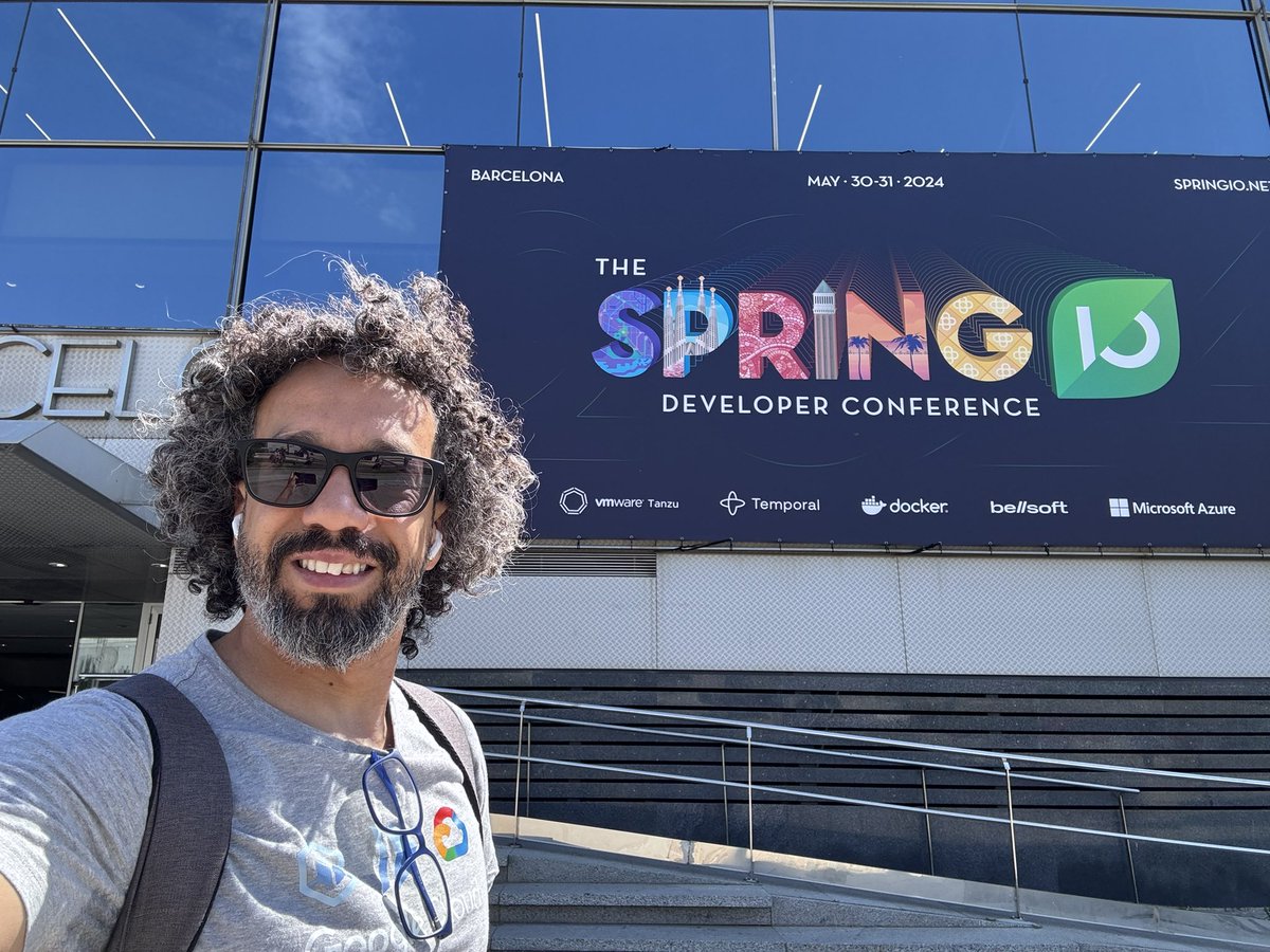 Holla Barcelona 🇪🇸 Ready for @spring_io. Don't forget to join me and @ddobrin for our sessions: Today 2-4 Room 8 for a Java performance on Serverless and K8S handson workshop Tomorrow 11:30 Room 5 for a Java performance on Serverless and K8S session #springio #springio24