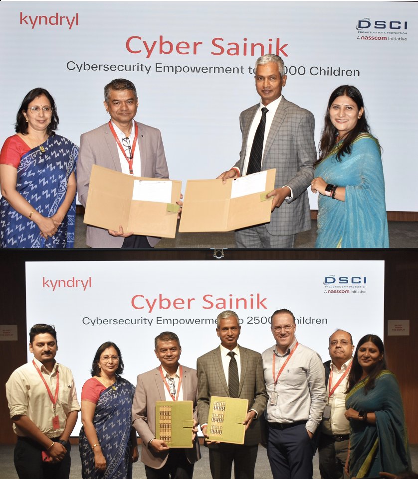 We are thrilled to partner with @DSCI_Connect to launch Cyber Sainik, a cybersecurity program that will train 25,000 students across India to safeguard their digital space and mitigate #cyberrisks
 
#TheHeartOfProgress
