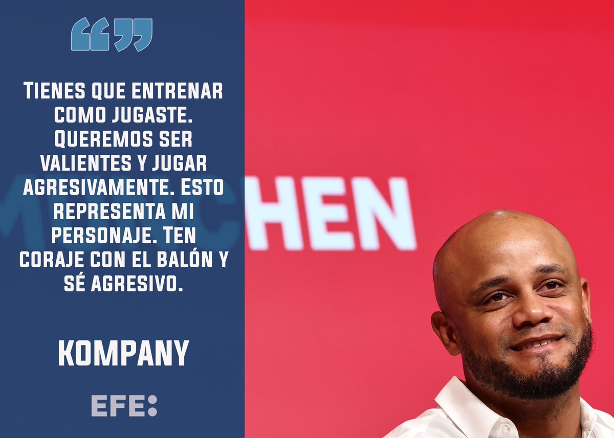 🔴 Vincent Kompany explica su filosofía en su presentación como entrenador del Bayern Múnich.