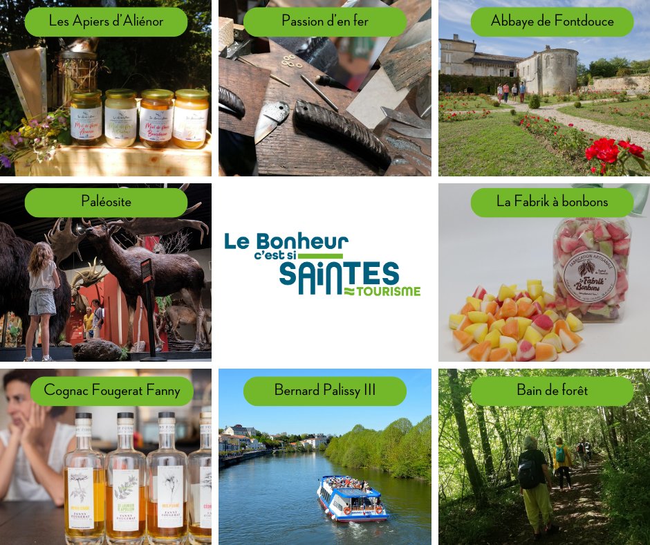 J-1 : lancement de la saison touristique ! 🥳
Artisans, producteurs, activités de loisirs... partez à la rencontre de nos partenaires locaux dès 15h place Bassompierre.
#Saintes #tourisme #lancementdesaison