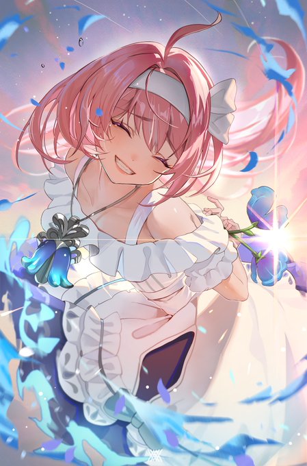 「flower white dress」 illustration images(Latest)｜3pages