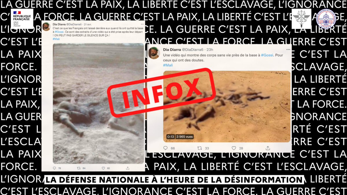 🛑Dernier jour : la #désinformation est omniprésente et les stratégies de manipulation sont devenues sophistiquées. C'est la guerre informationnelle ! La Russie, en particulier, est connue pour son utilisation agressive pour atteindre ses objectifs géopolitiques.

➡️Cependant, la