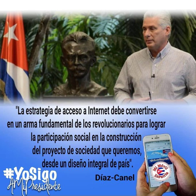 Dijo Martí “De pensamiento es la guerra mayor que se nos hace: ganémosla a pensamiento”. ¡Vigencia total! #YoSigoAMiPresidente
