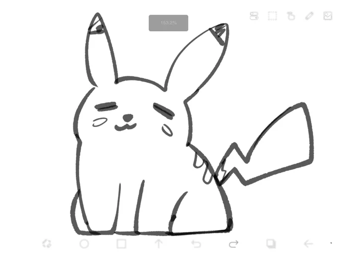 今日のピカチュウ 