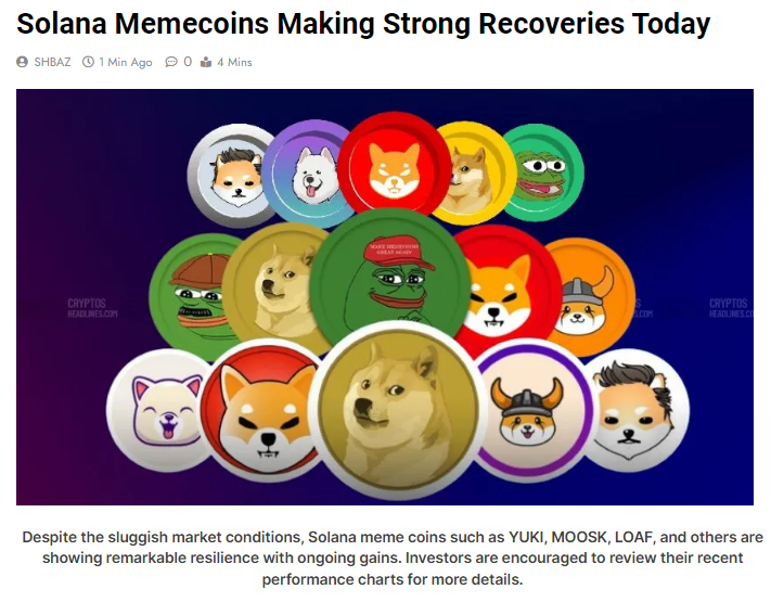 Solana Memecoins Making Strong Recoveries Today

cryptosheadlines.com/solana-memecoi…

Get Instant 100,000 CHIKA Tokens Airdrop Worth Of $100 USD Free On ChikaMoji.lol

#Memecoins #SolanaMemecoins #Altcoin #Bitcoin #CryptoNews #CryptoMarket #Cryptocurrency #Blockchain #NFTs