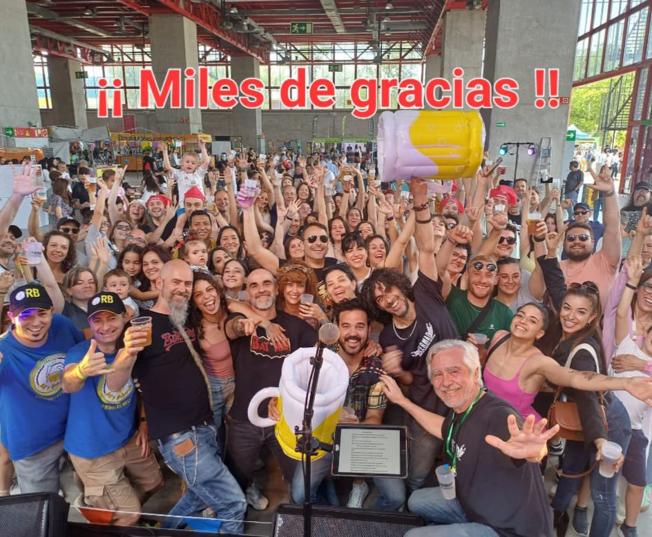 🍺 ii Miles de gracias a las miles de personas que nos han vuelto a visitar en la 10ª del #beermad !!
Esperamos que tod@s lo hayáis disfrutado a tope
Nos vemos en la próxima
Salud y birra
#cervezasdelmundo #beerlovers
#cerveceros #diadelacerveza
#eventosmadrid #birra #madrid