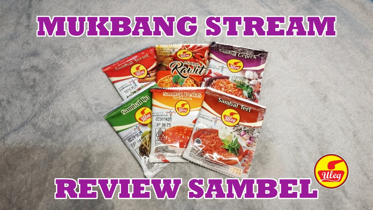 YamiBarbara's tweet image. Live jam 8 malam ini di channel youtube Yami Barbara
Lama ga mukbang nih, saatnya kita.....
Review sambel Uleg!!

#review #food #sambel #mukbang