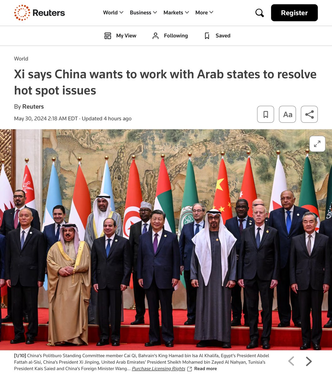 Another Biden foreign policy failure, siding with Iran, which spits in the US’s face, as China gets close with rival Arabs. Robert Gates remarked that Biden has been wrong on every major foreign policy issue throughout his entire political career… @POTUS @JakeSullivan46