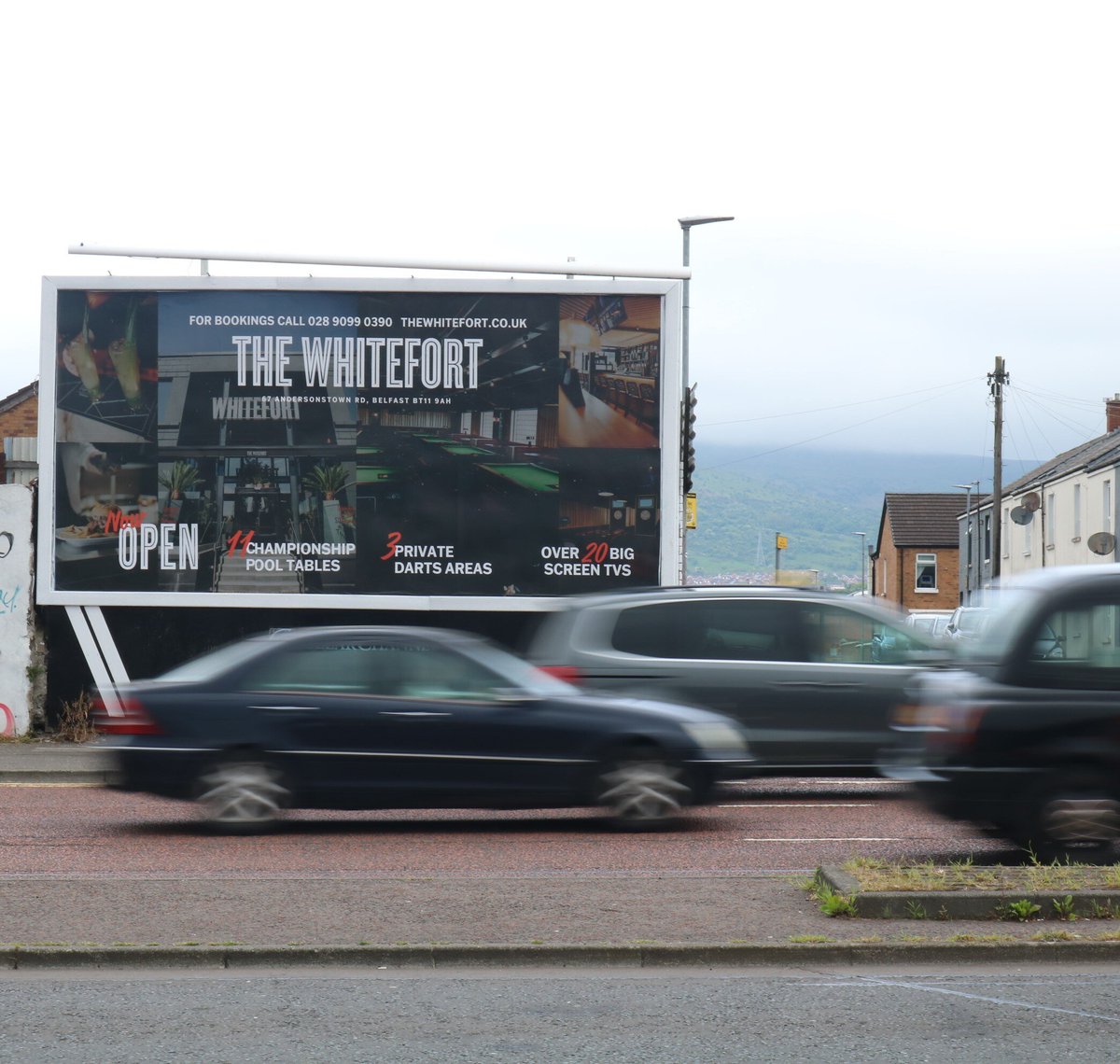 BMO_NI's tweet image. Check out some of our billboards promoting the opening of Belfast's newest sports bar 'The Whitefort'!🎉🍻 Head down and enjoy some great food, drinks and quality entertainment!

@group_conlon

#SupportLocal #OOHAdvertising #Billboard