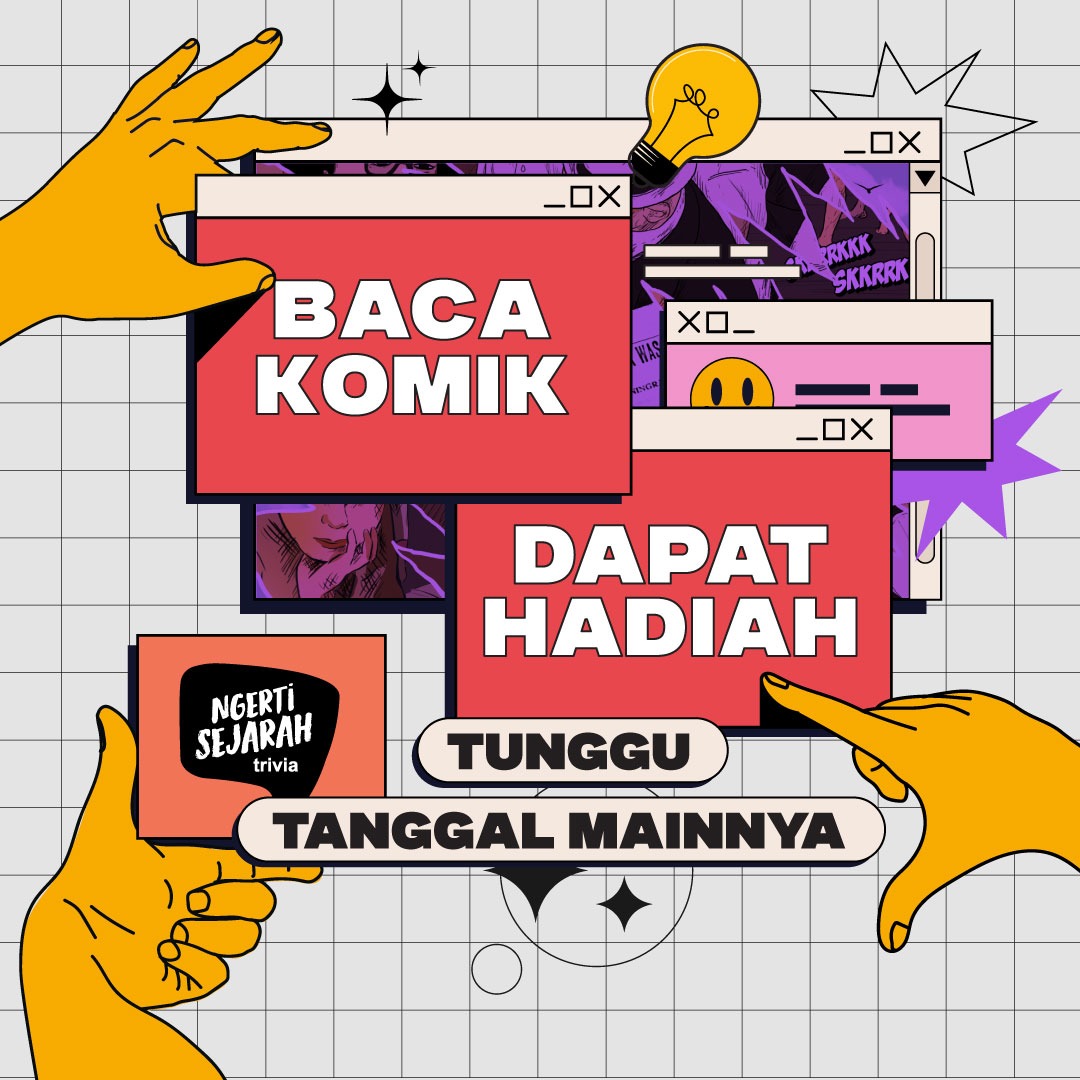 [PERHATIAN-PERHATIAN] Panggilan kepada seluruh rakyat Indonesia yang mau dapat rezeki nomplok dengan hanya membaca komik sejarah Historia.ID 💸