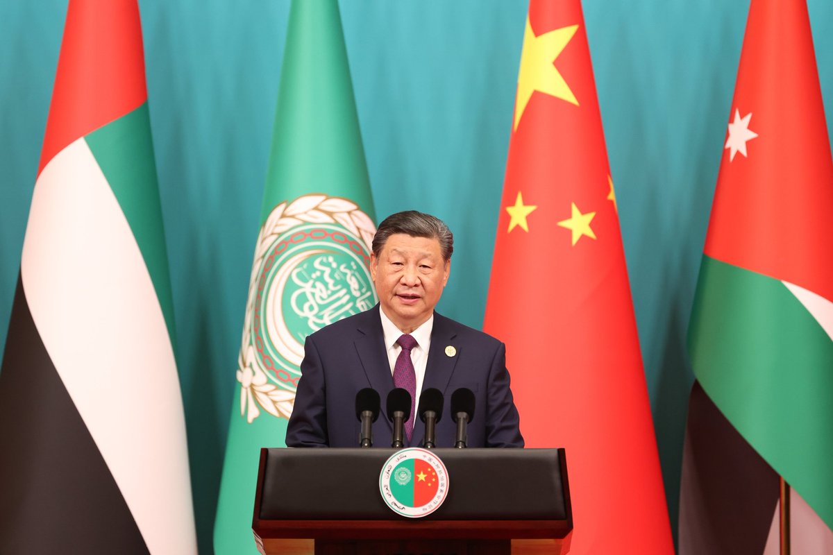 Keynote Speech by President Xi Jinping at the Opening Ceremony of the 10th Ministerial Conference of the China-Arab States Cooperation Forum Full Text: 🔗English fmprc.gov.cn/mfa_eng/zxxx_6… 🔗Arabic mfa.gov.cn/ara/zxxx/20240…