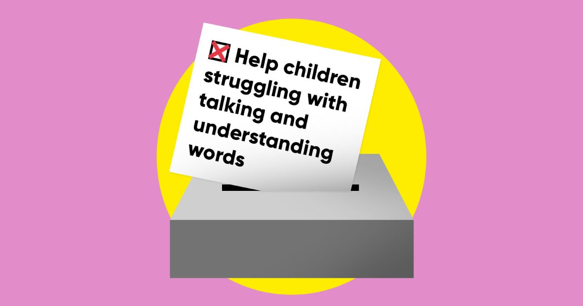 🚨 With Parliament dissolved, it's our LAST CHANCE to be make our voices heard and call on party leaders to prioritise the 1 in 5 children with speech and language challenges! Will you help us reach 6,000 signatures on our open letter?✍💥 >> speechandlanguage.org.uk/get-involved/s…