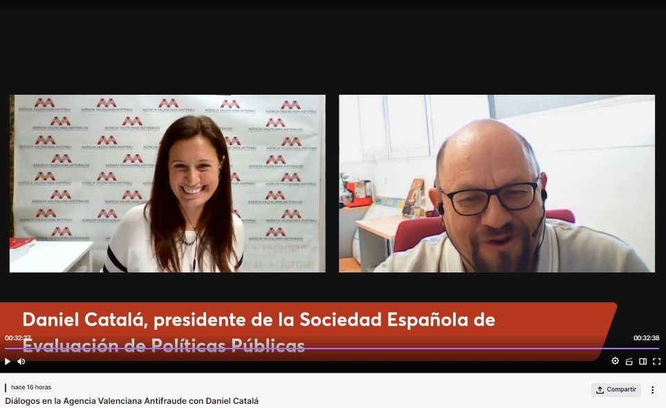 🎙️Entrevista a <a href="/CatalaPerezD/">Daniel Catala-Perez</a>, presidente de la Sociedad Española de Evaluación de Políticas Públicas cc <a href="/socevaluacion/">Sociedad Española de Evaluación</a>

Aquí ⬇️

YouTube bit.ly/455yE1q
Twitch bit.ly/3R8BJYZ
Ivoox bit.ly/3X1l7Ge
Spotify bit.ly/3X2Ws4f

#corrupción #compliance