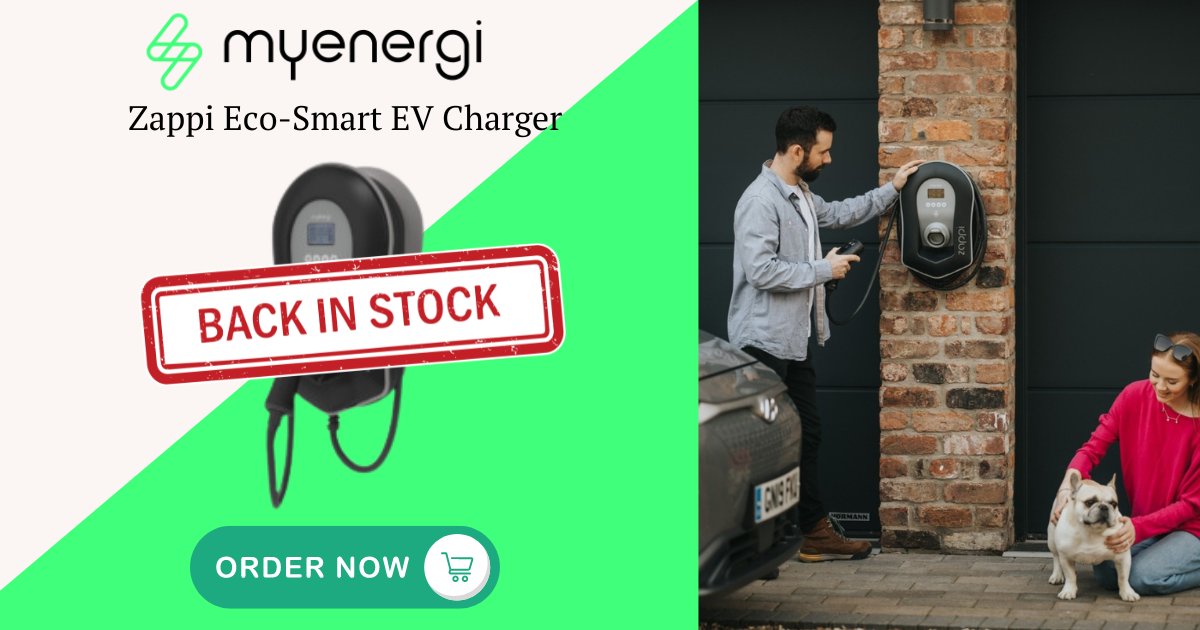 Back In Stock!!!

The myenergi Zappi Eco-Smart EV Charger is back!!

Order now at Expertelectrical.co.uk so you don't miss out!

#expertelec #myenergi #myzappi #Ecosmartcharger #EVcharger #electricvehicle #electriccharger #electrician #electrics #Homecharging #electriccar #EV