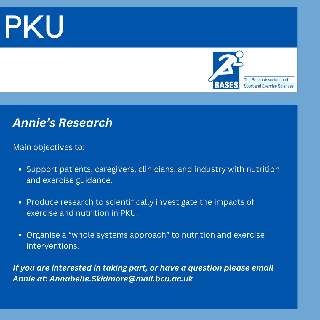 May is National Phenylketonuria (PKU) Awareness Month. Working with Annie Skidmore, a PhD Researcher at Birmingham City University and Health Advisor at BUPA, the graphics below provide some details on PKU and the effort to increase research into the genetic metabolic disorder.