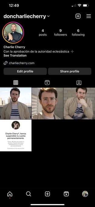 2 pic. New one  ⬇️⬇️⬇️⬇️⬇️  Doncharliecherry  Dear Cherries, I lost my previous Instagram account, I