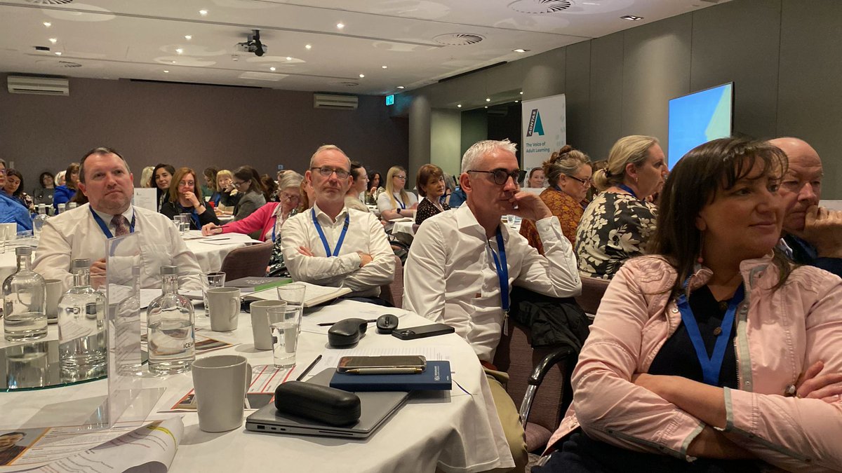 Full house at the AONTAS AGM - North Inner City Adult Education Service is delighted to be here to discuss tackling barriers to adult education. 

 #AONTASAGM24 #CreateYourFuture