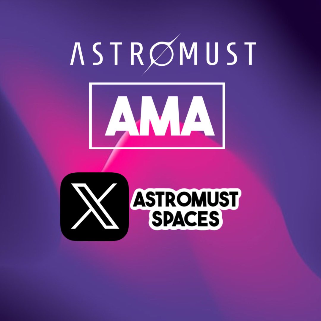 Astro_Must's tweet photo. 🗣️Join Our AMA Session!

Get ready for an AMA with @Astro_Must 
🗣️ Tuesday 4 June 2024 
🕒 Time : 10AM - CET
📍 Platform: X SPACES

👉Join us for live insights and updates. 
🔗Join our discord : https://t.co/4R2VLZv39J
🔥Don't miss this opportunity to connect directly
🧠get the answers you've been seeking!

 ⚡️See you there !