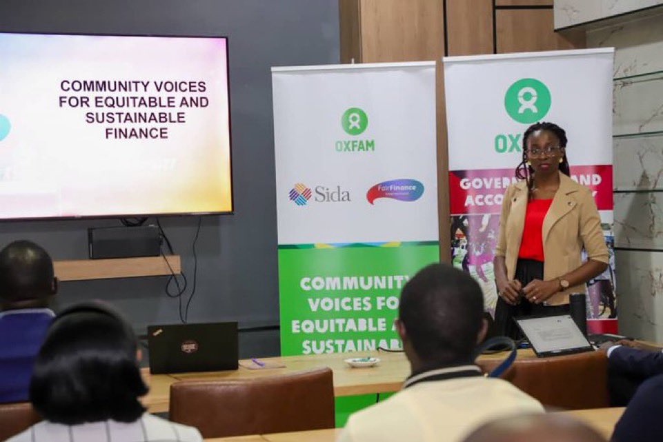 #FairfinanceUG @OxfaminUganda has launched the “Community Voices for Sustainable and Equitable Finance project” an initiative which aims to reduce poverty and uphold human rights and gender equality in the financial sector.