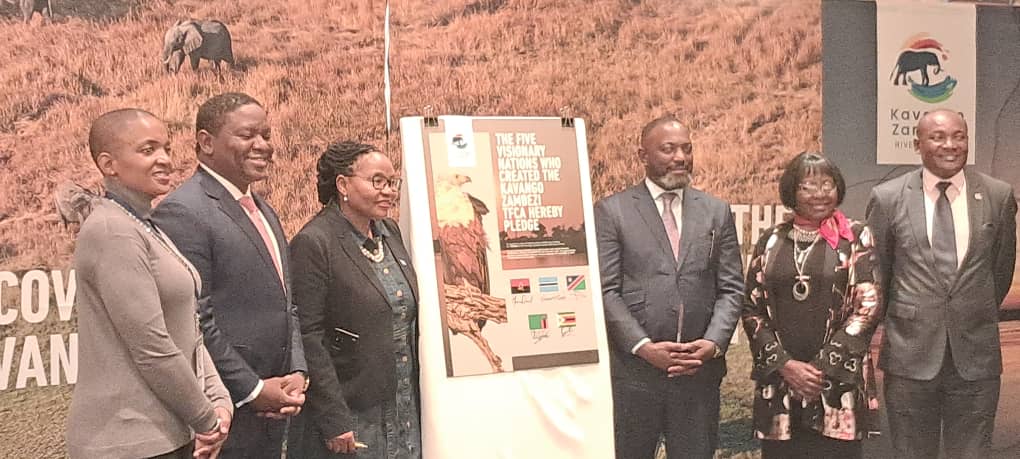 KAZA unveils new brand to supercharge regional tourism Story by Tichaona Kurewa THE Kavango Zambezi Transfrontier Conservation Area (KAZA TFCA) has unveiled its