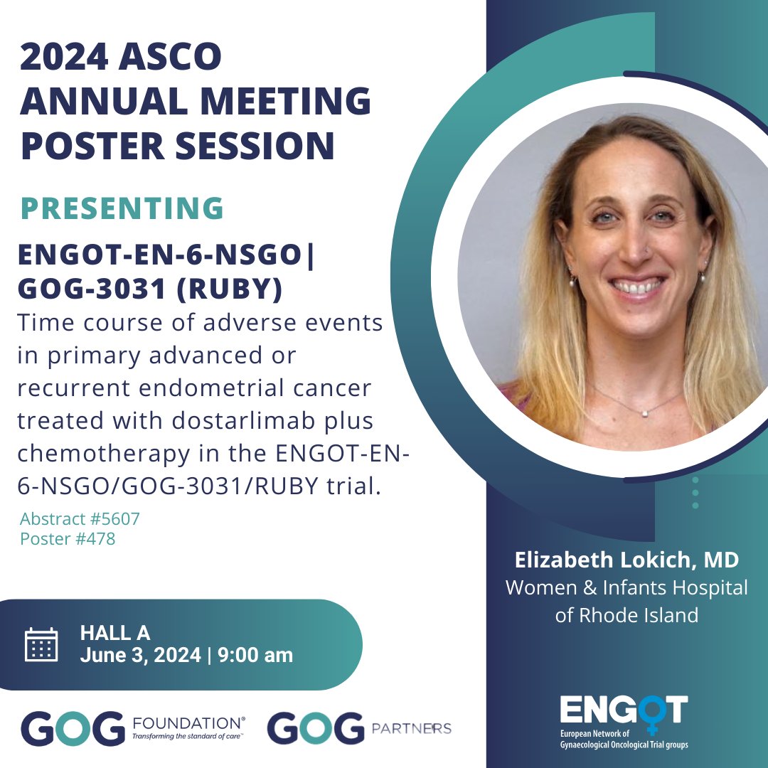For more information on this Poster where GOG-3031 will be presented during the 2024 ASCO Annual Meeting, go to ow.ly/L4Ra50S0FaO or click in bio. #clinicaltrials #GOGF #GOGPartners #GynecologicOncology #ASCO24