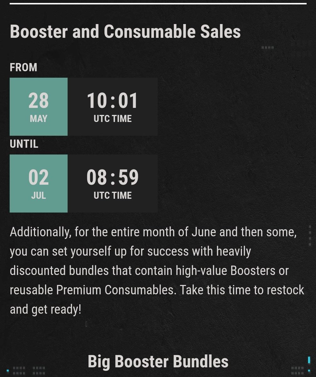 Friends, just a reminder that there is a sale ongoing on cosmetics, boosters and consumables in #WorldOfTanksModernArmour

Grab the stuff now if you need it.