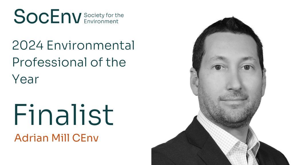 🏆 Meet the finalists | The next Environmental Professional of the Year finalist is Adrian Mill CEnv Managing Director, ESS & Lion Rouge and is registered via @IES_UK. Congratulations Adrian #SocEnvAwards Find the other finalists👉 buff.ly/4aogJEq #Awards #Environmental