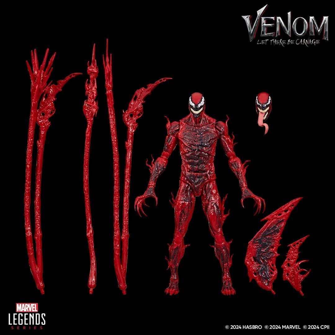 🔥RESERVA DISPONIBLE🔥 Captura la esencia del villano más feroz de Marvel con la figura Marvel Legends Venom: Habrá Matanza - Carnage 🕷️ ¡Perfecta para cualquier coleccionista o fan de Venom! 🌍Reserva en tienda y buff.ly/3yG2zRW