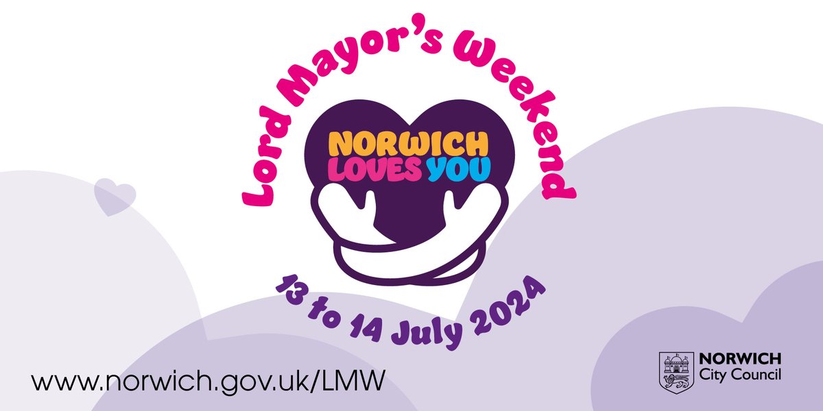 Get ready for the carnival! As part of Lord Mayor's Weekend 2024, we have joined with @NorwichBIDUK  to ask shops and businesses to to decorate their shop windows, doors or balconies in bright carnival colours, dovetailing with the theme of the parade which this year is Norwich