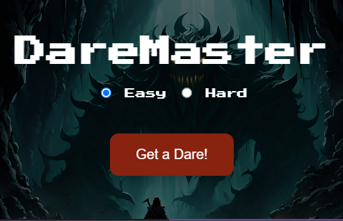 VardRaz's tweet photo. 🎉Introducing DareMaster, my new Chrome extension! Get daily dares to break free from your comfort zone & become more extroverted! Easy or hard, choose your adventure today!
👉https://t.co/gX8FZQfCVE
#ChromeExtension #Growth #FunChallenges https://t.co/GxldSmbnTW