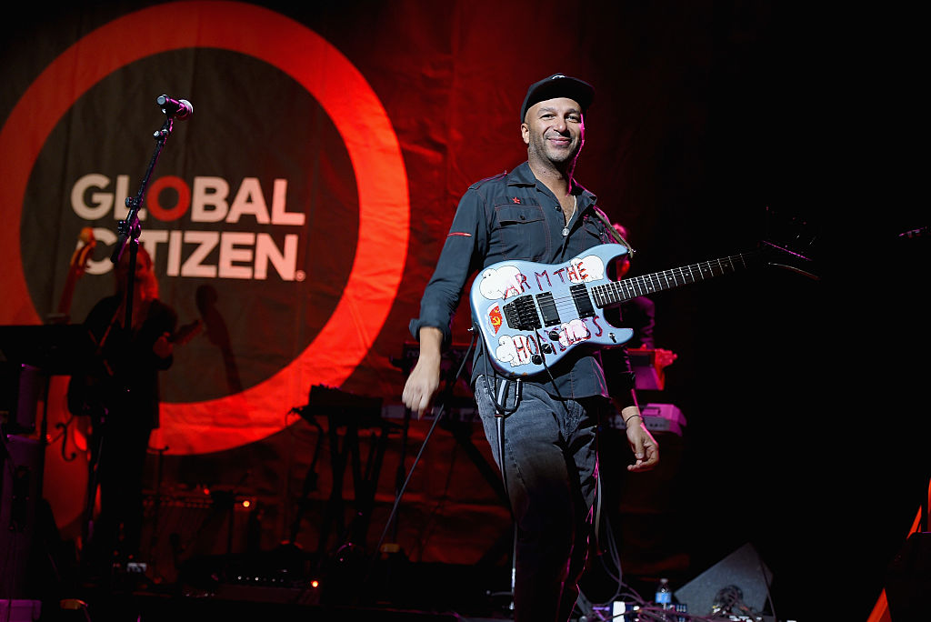 Happy Birthday to #RageAgainstTheMachine #Guitarist @TMorello Have you seen him live? - @JoeRockOK
 #Rock #ClassicRock #TomMorello @RATM #RockOnRock #TodayInRock #1033TheEagle (Photo by Theo Wargo/Getty Images for Global Citizen)