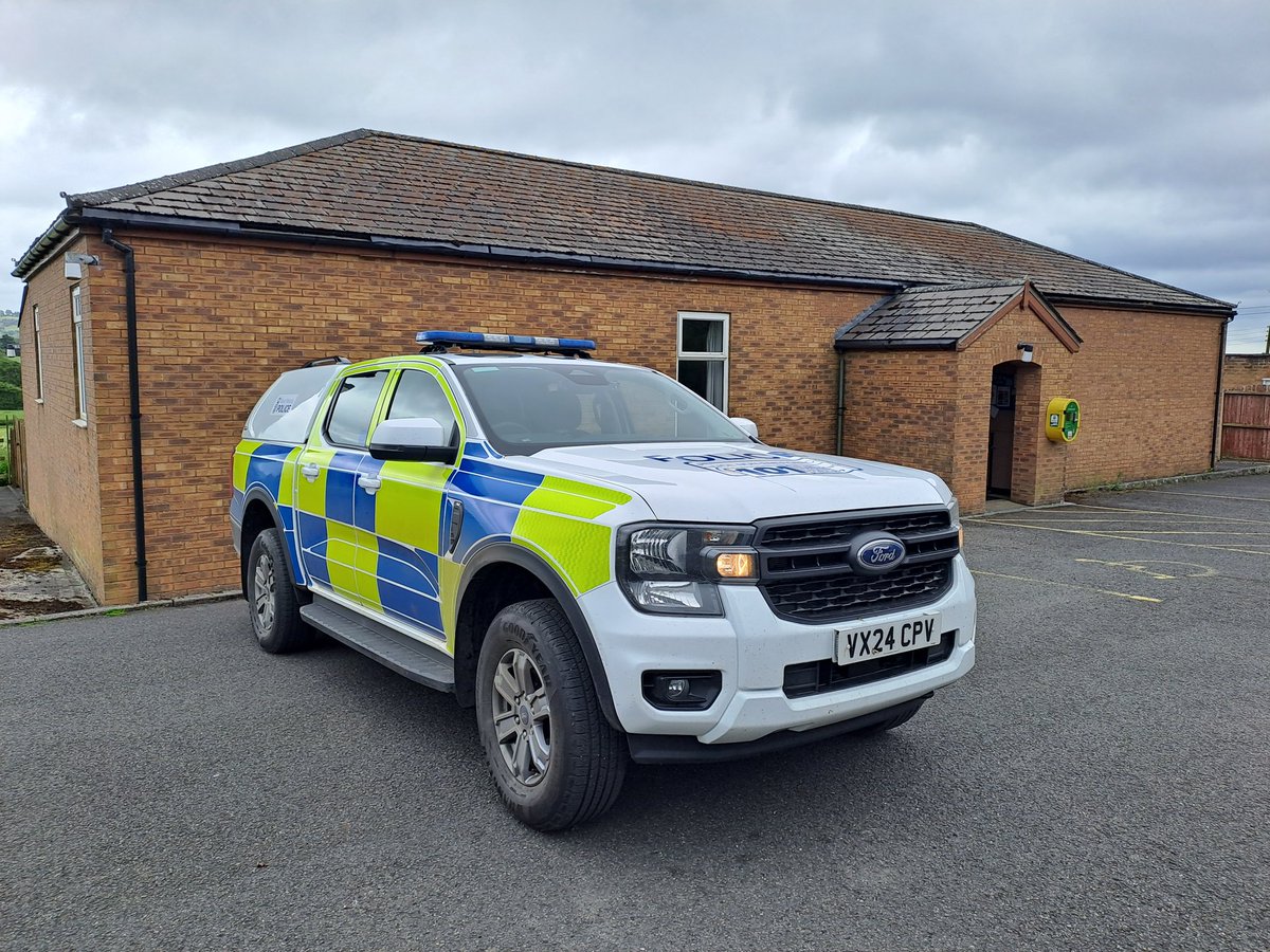 Patrolling through Shipton on the B4378, keeping an eye on the traffic and looking out for anything suspicious in the area.