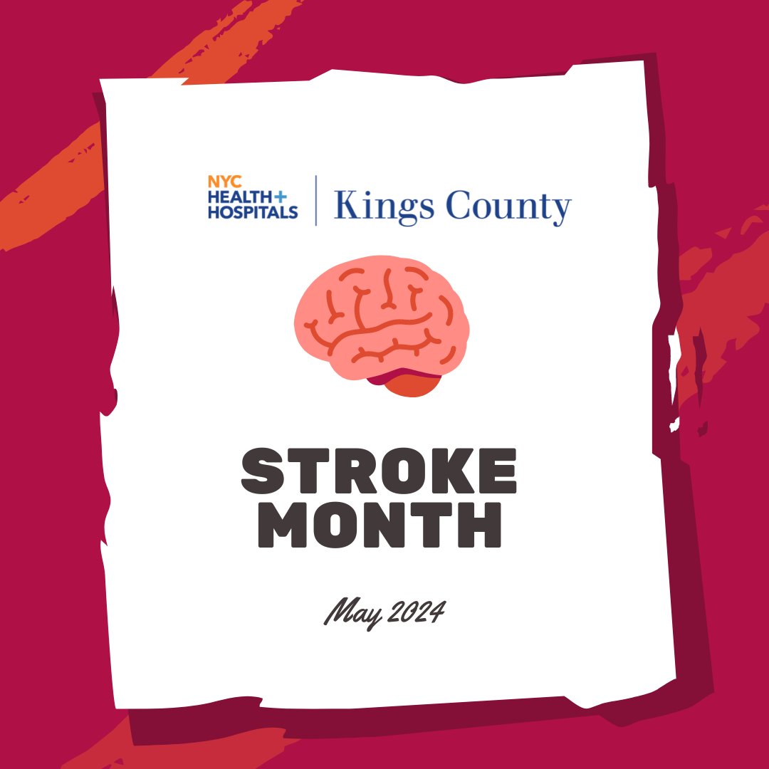May is American #StrokeMonth. Strokes can happen to anyone at any time. Black Americans have a higher prevalence of stroke and highest death rate from stroke compared to any other racial group. Hispanic Americans also face a high risk of stroke due to unmanaged risk factors.