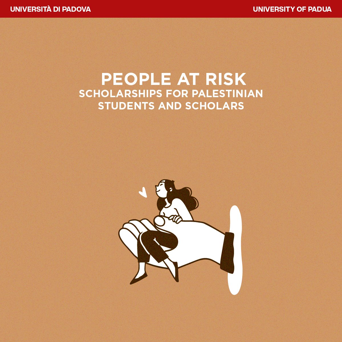 People at Risk: Il Consiglio di amministrazione ha assegnato 200.000 euro in risorse straordinarie, per supportare le comunità delle università palestinesi recentemente colpite dal conflitto.

Sostieni anche tu il nostro progetto con una donazione.
> unipd.link/200000-euro-bo…