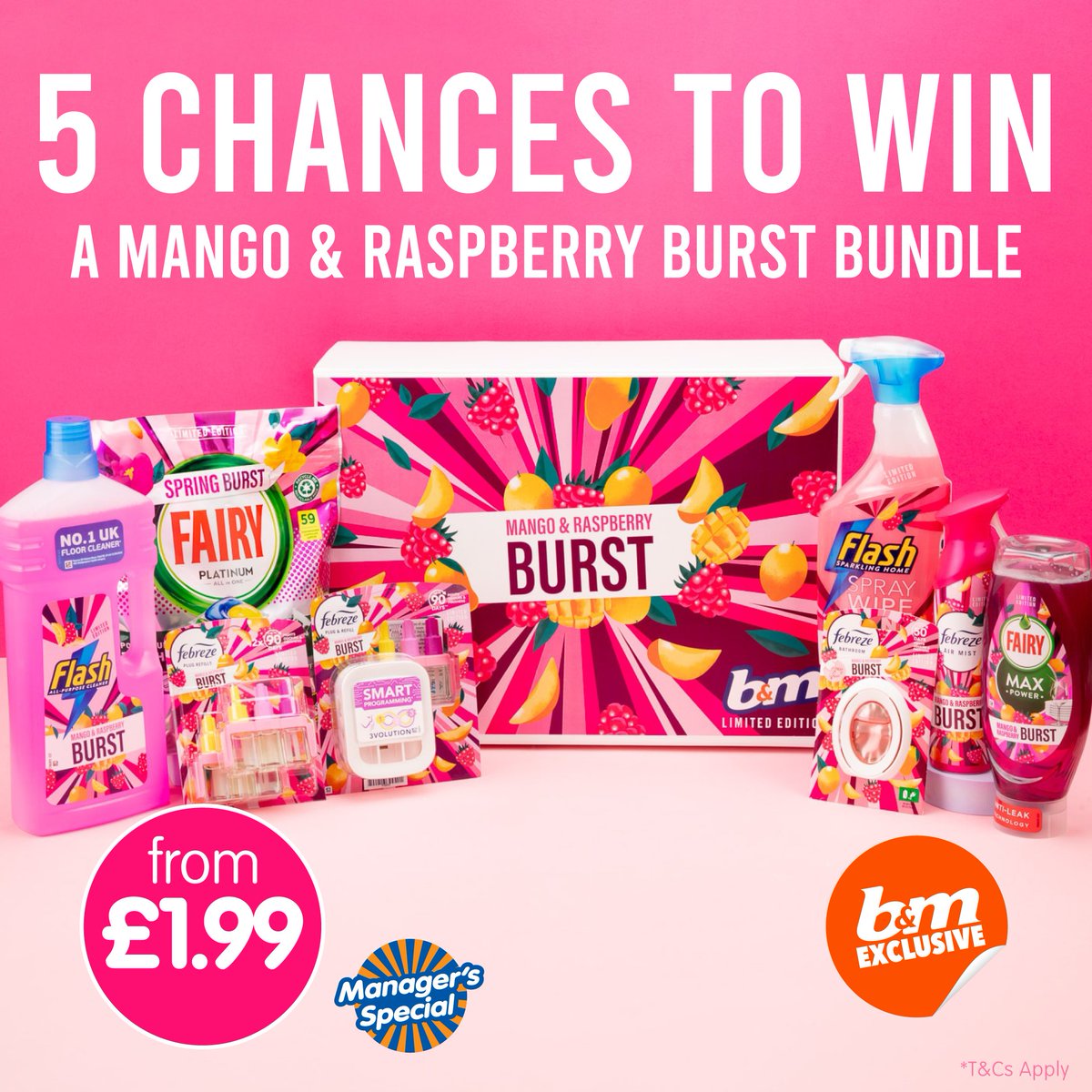 🥭 #COMPETITION TIME 🥭

To celebrate the launch of this stunning Mango & Raspberry Burst range, we're giving away FIVE chances to #WIN this fab bundle!

For a chance to WIN, simply;

1) FOLLOW US
2) RT
3) COMMENT #BMMangoRaspberry

Competiton ends 9am 6/6/24