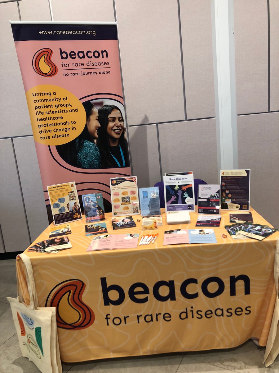 It's lunch time here at the #McdsTherapy final conference! If you're in the room, be sure to stop by @RareBeacon's exhibition stand to learn more about their work or if you're online, head to their website to learn more here: rarebeacon.org