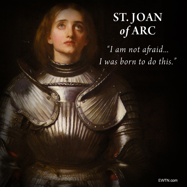 Today is the feast day of St. Joan of Arc, patron of France, captives, soldiers, and those ridiculed for their piety.

Maid of Orleans, pray for us!

catholicnewsagency.com/saint/st-joan-…