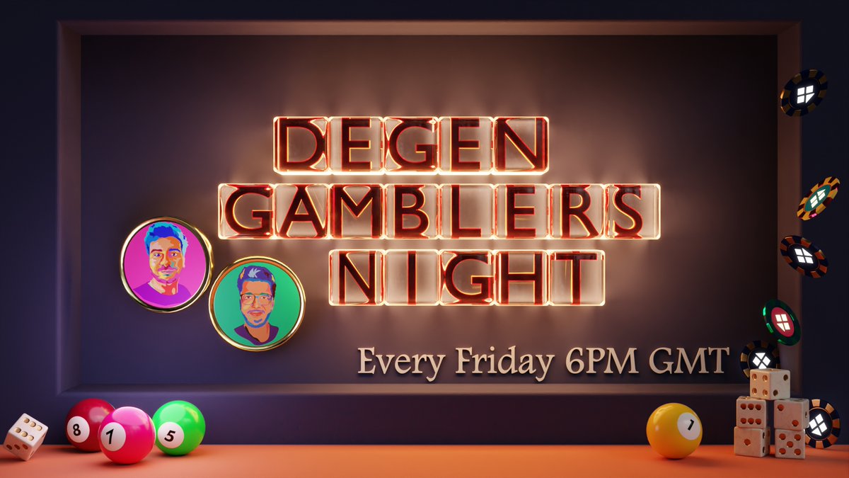 ridotto_io's tweet photo. Free money up for grabs with Andrei and Soufiane! 💸 
Join us live this Friday at 6 PM GMT
Have fun with us on a totally decentralized casino protocol. Don’t miss out! 🚀

 #GambleFi #GamblingX #Ridotto #BettingX https://t.co/OS3v08MseV