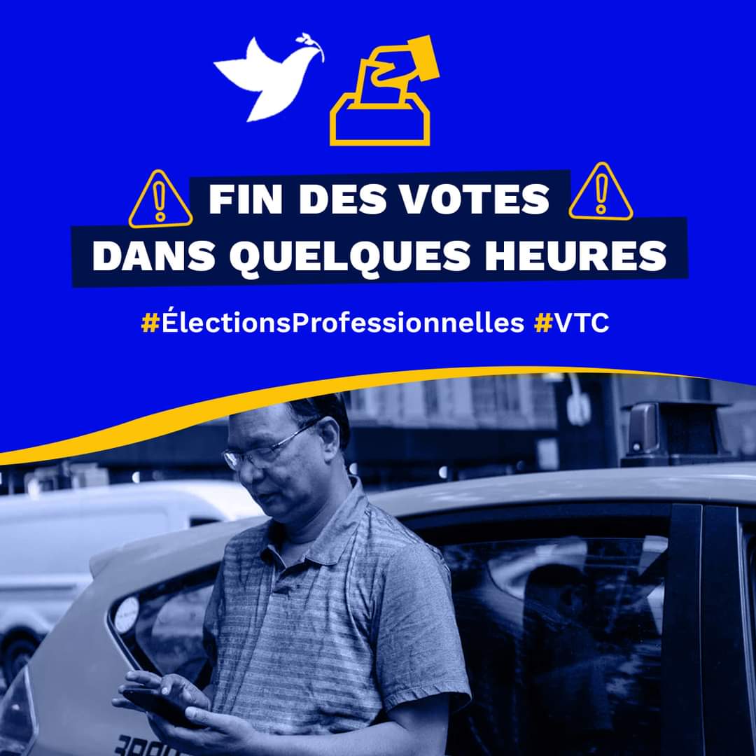 🚨 Plus que quelques heures pour voter aux élections professionnelles - Travailleurs de plateformes #livreurs et #VTC !

Jusqu'à ce soir, rendez-vous sur arpe.gouv.fr/elections-2024/ pour voter #CFTCTransports !