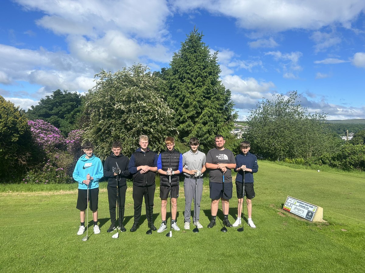 RothesayPE's tweet photo. 🏌🏼‍♂️⛳️ Golf Competition ⛳️ 🏌🏼‍♂️ 

 We are at the turn in today’s competition. The golf has been good, as have the views 👌🏼

 Winner to be announced this afternoon 🏆 https://t.co/97JMuz7pGX