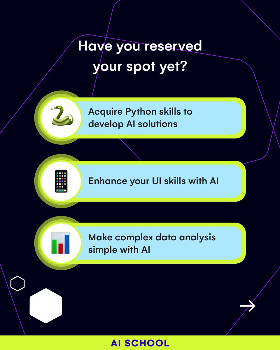 AI_Ironhack's tweet image. This is it: it&apos;s time to bite the bullet and sign up for our AI School courses (with a 30% discount) so that you can add these valuable (and highly demanded) skills to your resume, setting yourself apart from the competition in your next job application 👉 bit.ly/4aPKLS0